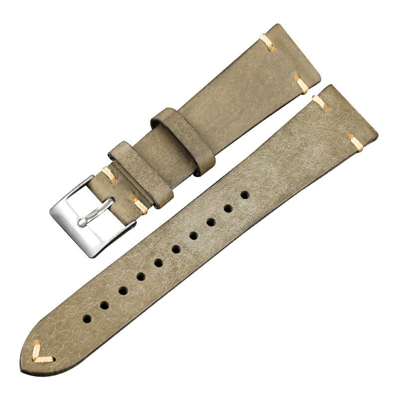 20MMX16MM Vintage Leather Men's Watch Strap PrestigePearls