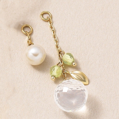 Women's White Crystal Drop Earrings PrestigePearls