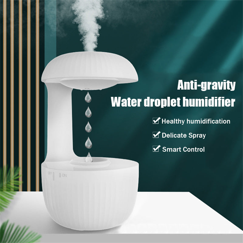 Anti-gravity Air Humidifier Mute Countercurrent Humidifier Levitating Water Drops Cool Mist Maker Fogger Relieve Fatigue PrestigePearls