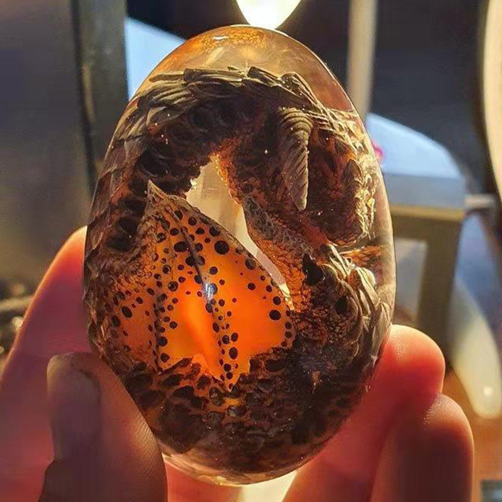 Lava Dragon Egg Desktop Decoration Dinosaur Egg Resin Crafts PrestigePearls