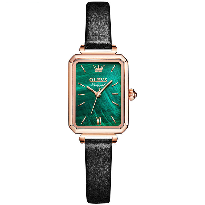 OLEVS Brand Watch Small Green Watch PrestigePearls