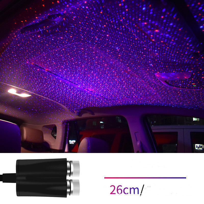 Star Light Projector Party Lights USB LED Light Interior Lighting LED Interior Car Lights Starry Sky Galaxy Night Lights - prestigepearls