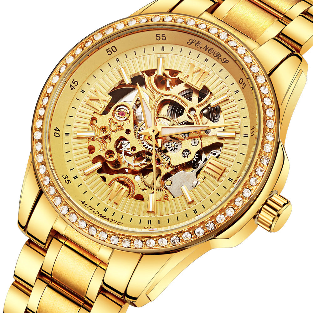 SENAS SN019-- hollow automatic mechanical watch PrestigePearls