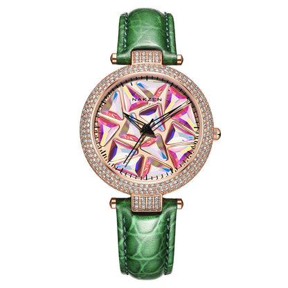 NAKZEN__Diamond Dial Women's Watch PrestigePearls