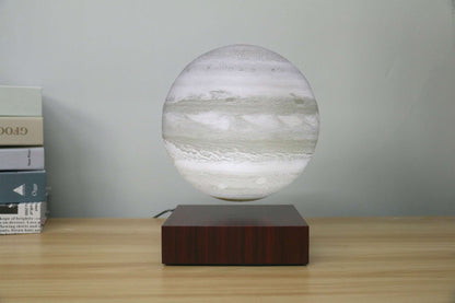 Levitating Earth Jupiter Lamp Magnetic Floating LED Night Light - prestigepearls