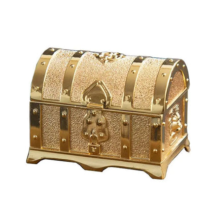 All Metal Princess Jewelry Box Treasure Box Jewelry Storage Box