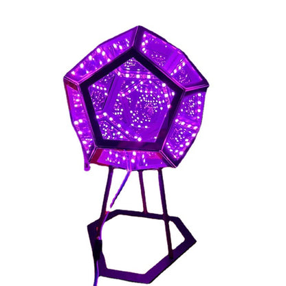 Eternal Glow Night Sphere- Creative Cool Infinite Dodecahedral Night Light - Prestige Pearls