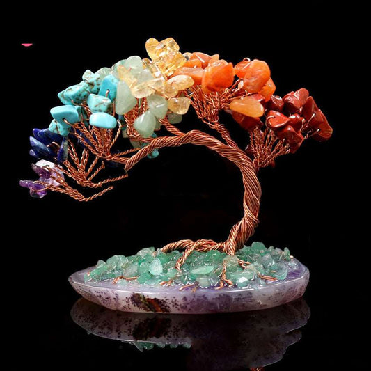 Chinese Style Micro Landscape Tree Of Life Ornament