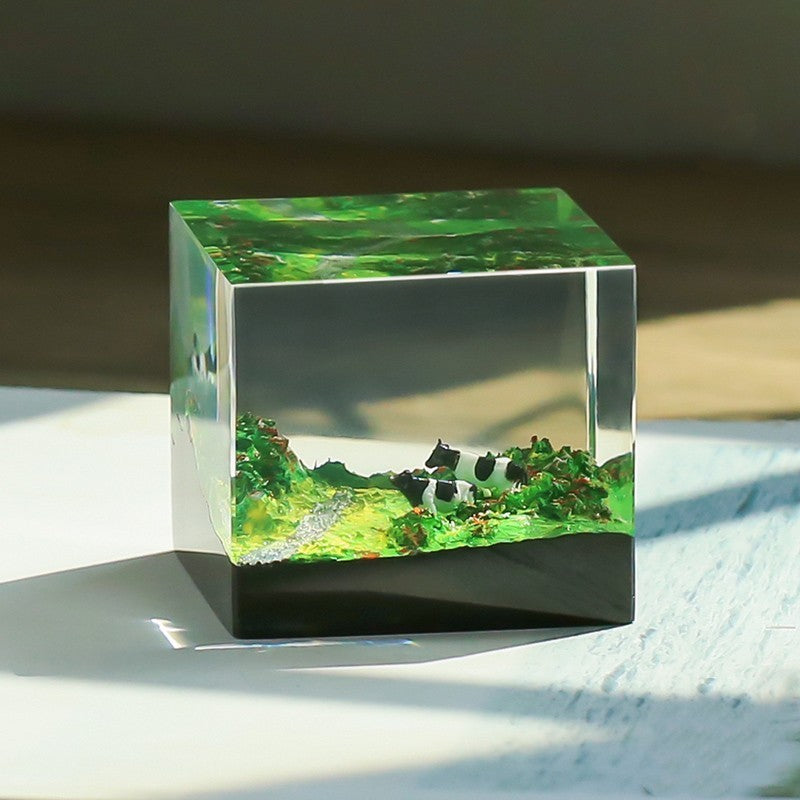 Resin Landscape Oil Painting Decoration PrestigePearls