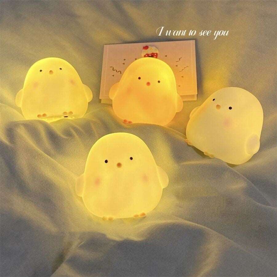 Cute Chicken Sleep Lamp USB Charging Cartoon Night Light - prestigepearls