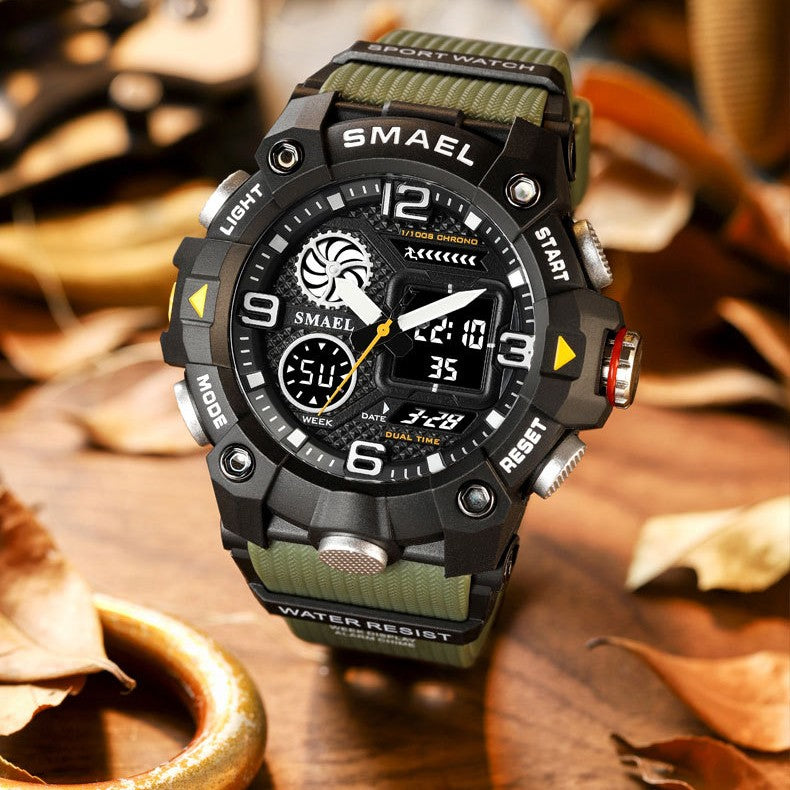 SMAEL 8055--Multifunctional Waterproof Luminous Outdoor Electronic Watch PrestigePearls