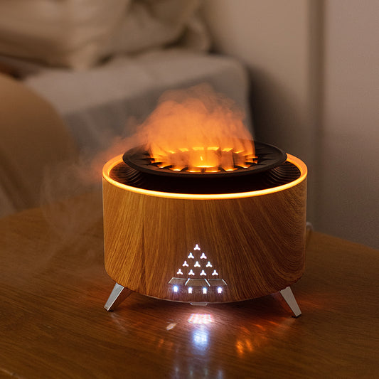 Wholesale New Arrival Remote Control Volcano Humidifier Diffuser Wholesale Fire Flame Diffuser With Lights - Prestige Pearls