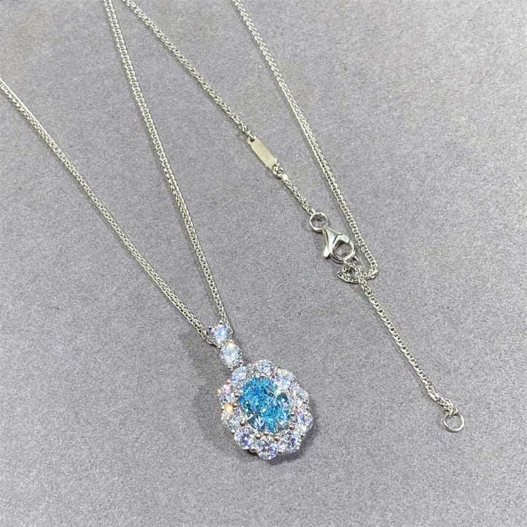 Aquamarine Set Necklace Earrings Ring