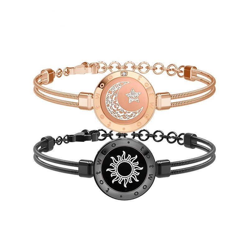 Sun-Moon Smart Sensing Couple Bracelet PrestigePearls