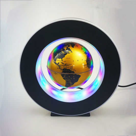 Magnetic Levitation Globe Rotating Luminous European-style Office Desktop Living Room Decoration - Prestige Pearls