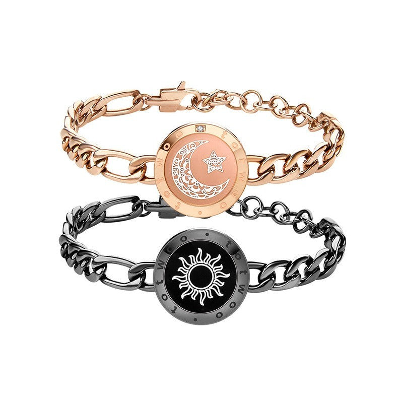 Sun-Moon Smart Sensing Couple Bracelet PrestigePearls