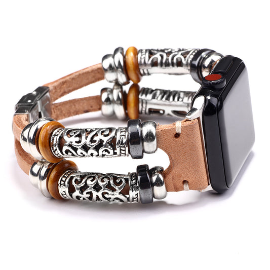 Strap Leather Watch Bracelet Smart Watch PrestigePearls