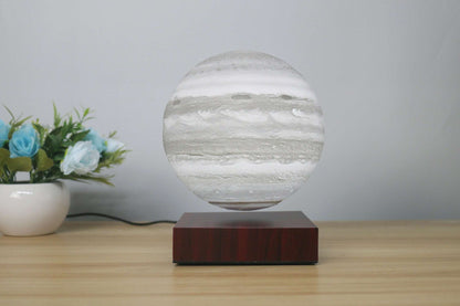 Levitating Earth Jupiter Lamp Magnetic Floating LED Night Light - prestigepearls