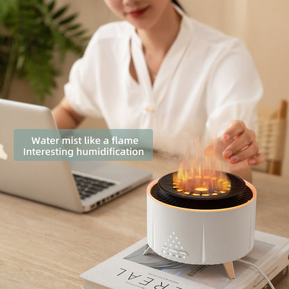 Wholesale New Arrival Remote Control Volcano Humidifier Diffuser Wholesale Fire Flame Diffuser With Lights - Prestige Pearls