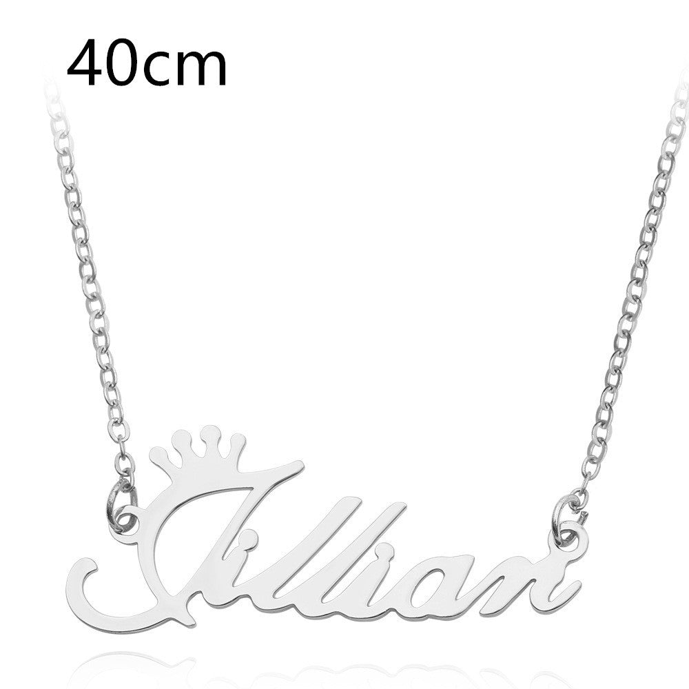 Necklace Alloy Pendant Font Fascinating Pendant Custom Name Necklace Personalized Necklace PrestigePearls