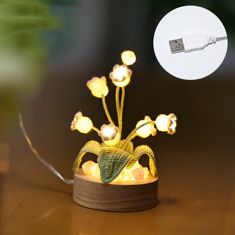 Floral Glow Night Light- Lily Of The Valley Tulip Night Light PrestigePearls