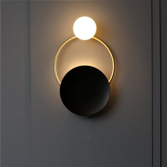 EclipseGlow- Post-modern Ring Wall Lamp Hotel Restaurant Innovative Ring Wall Lamp PrestigePearls