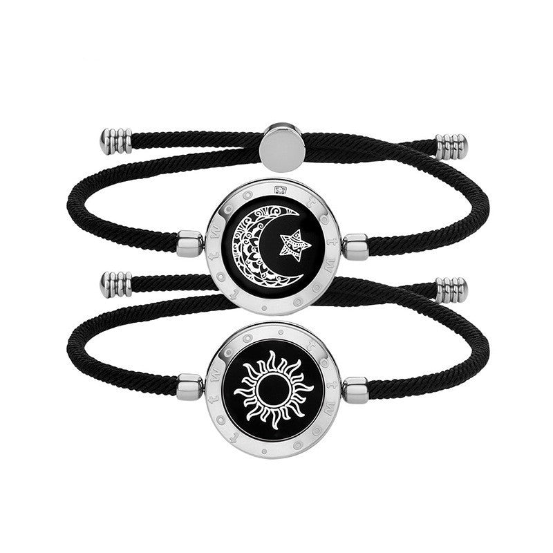 Sun-Moon Smart Sensing Couple Bracelet PrestigePearls