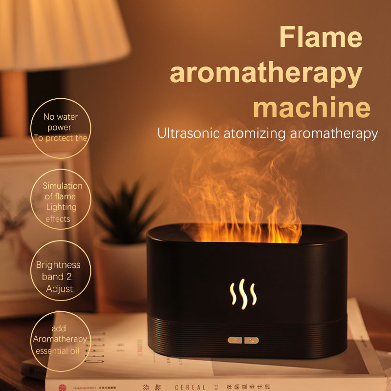 Factory Direct Sale Fire Flame Humidifier Aroma Diffuser 2022 Air Essential Oil Ultrasonic Humidifier - Prestige Pearls