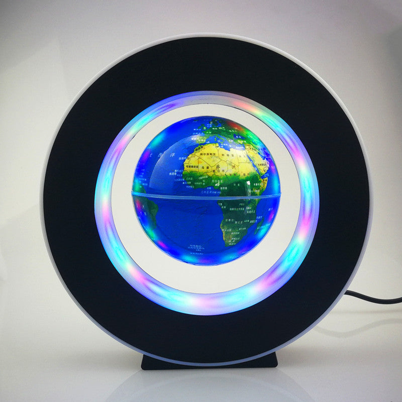 Magnetic Levitation Globe Rotating Luminous European-style Office Desktop Living Room Decoration - Prestige Pearls