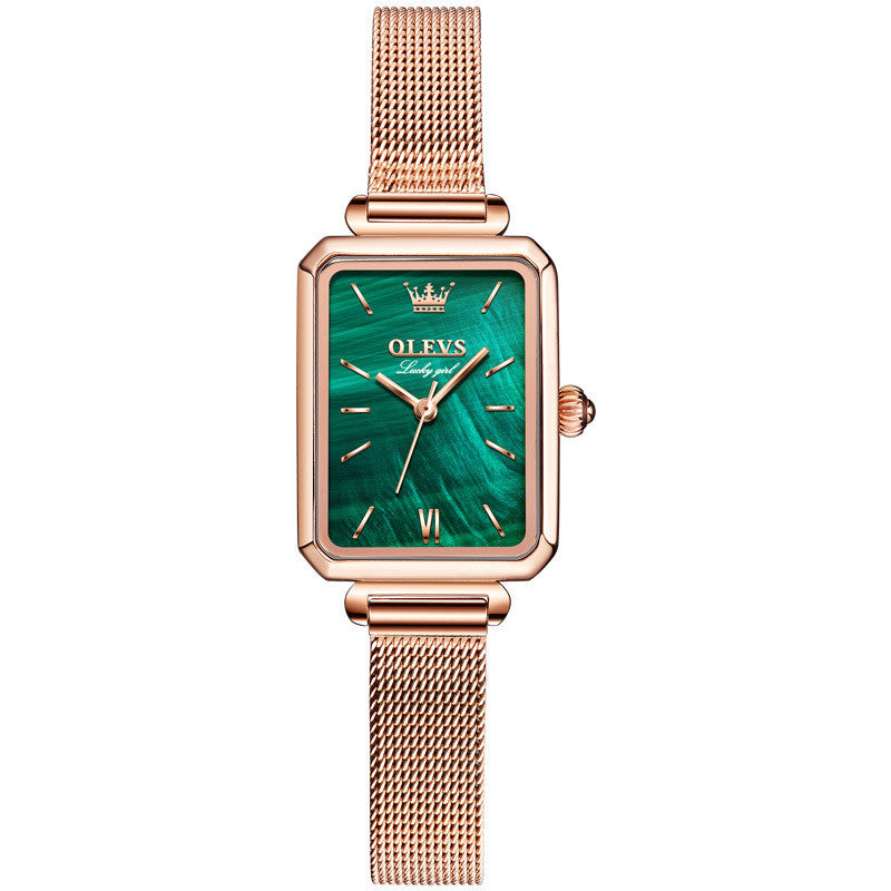 OLEVS Brand Watch Small Green Watch PrestigePearls