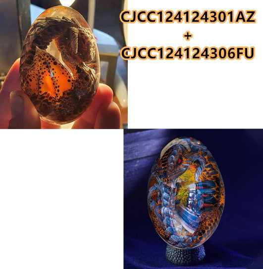 Lava Dragon Egg Desktop Decoration Dinosaur Egg Resin Crafts PrestigePearls