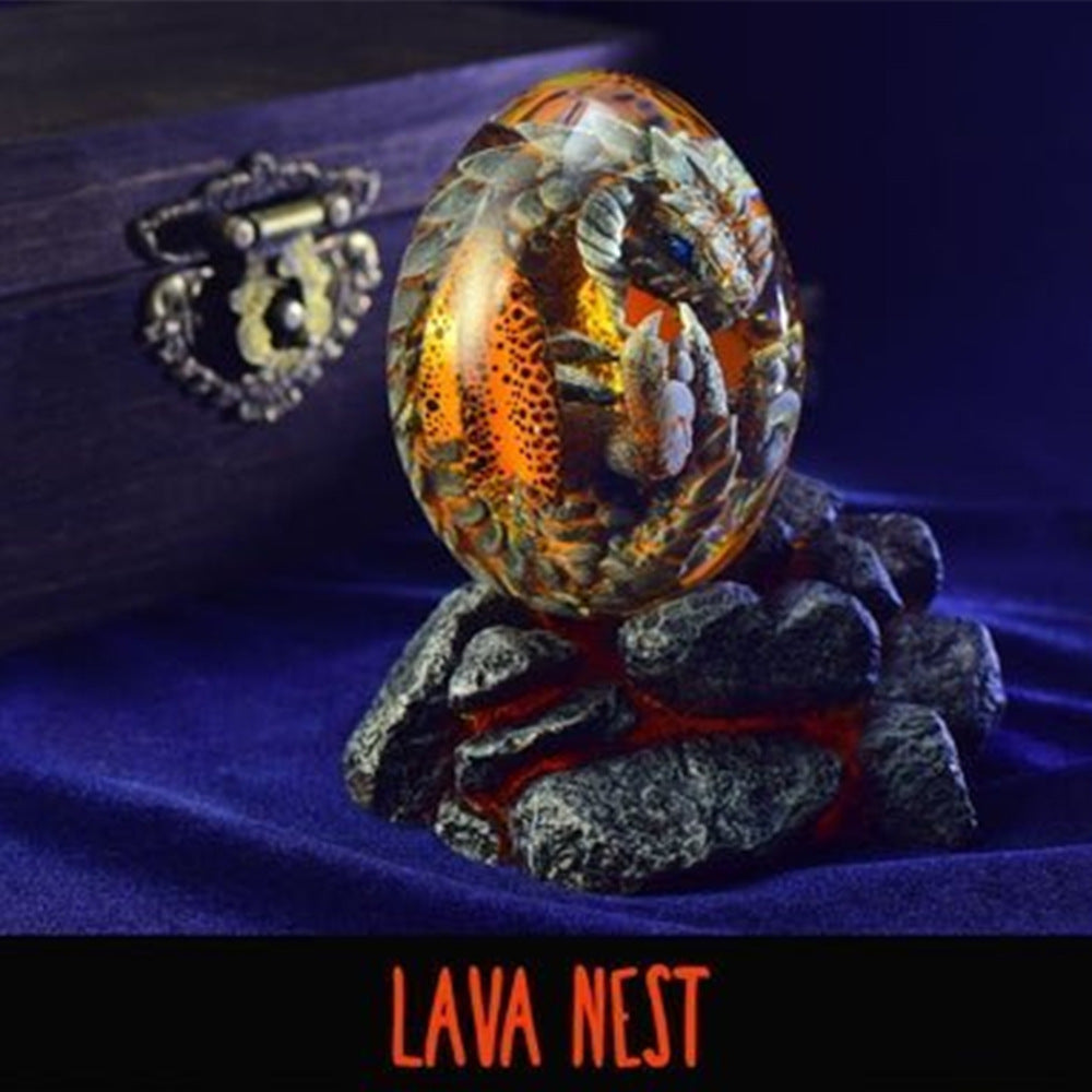 Lava Dragon Egg Desktop Decoration Dinosaur Egg Resin Crafts PrestigePearls