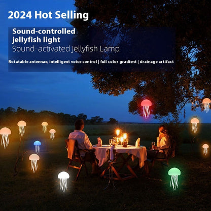 Jellyfish Mood Lamp LED Jellyfish Night Light Portable Jellyfish Lamp Jellyfish Decorations Smart Table Lamp For Bedside Desk PrestigePearls