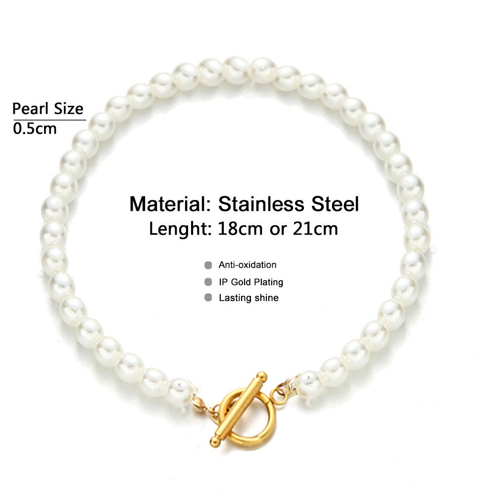 Pearl Chain Bracelet And Necklace Set PrestigePearls