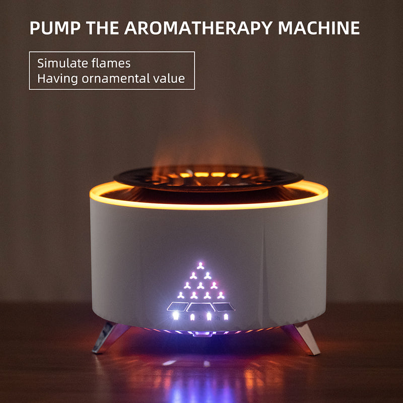 Wholesale New Arrival Remote Control Volcano Humidifier Diffuser Wholesale Fire Flame Diffuser With Lights - Prestige Pearls