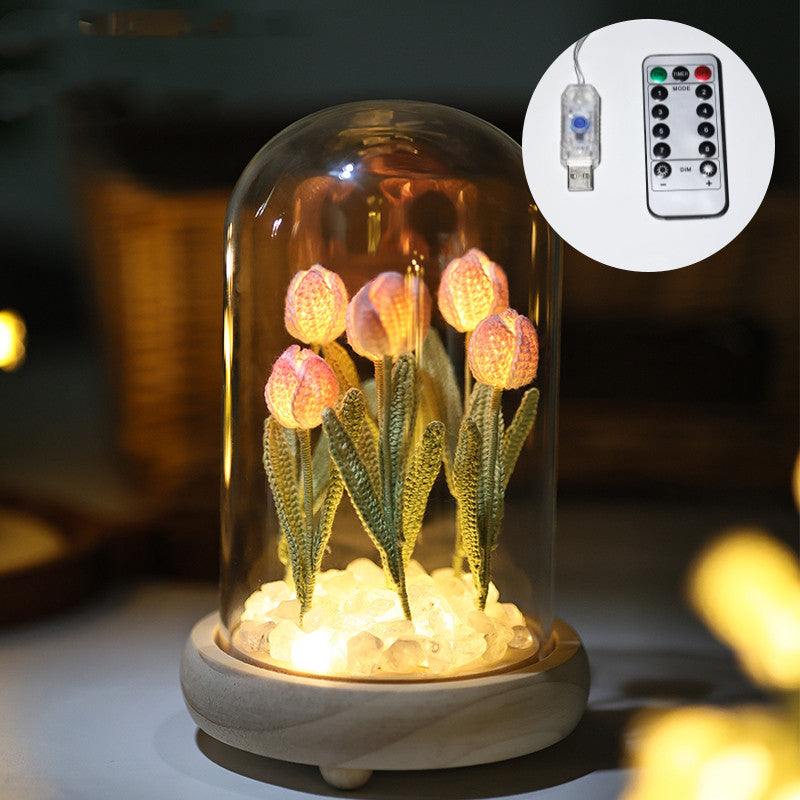 Floral Glow Night Light- Lily Of The Valley Tulip Night Light PrestigePearls