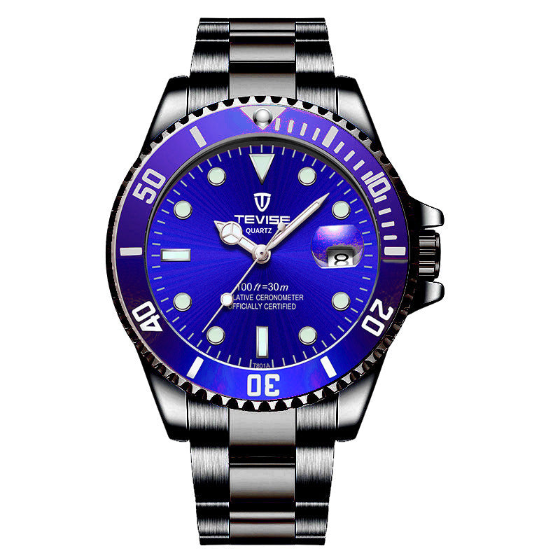 TEVISE T801A--Quartz Watch Sports Luminous PrestigePearls