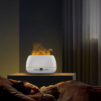 3D Flame Humidifier 200ml USB Flame Aroma Diffuser Household Humide Aromatherapy Diffuser - Prestige Pearls