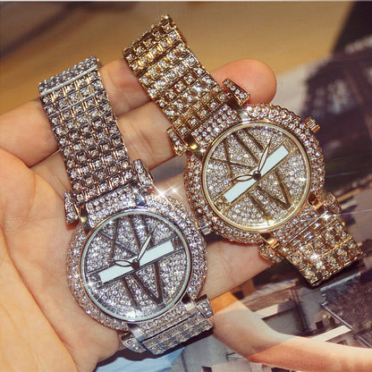 SparkleFusion Women's Timepiece__ Luxury Diamond Women Watches PrestigePearls