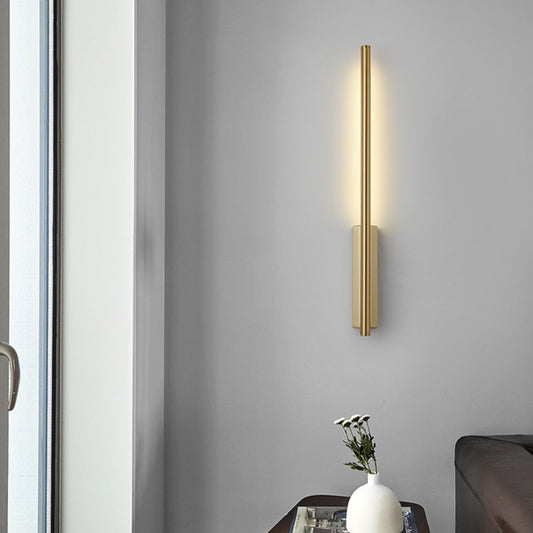 GlimmerGlow- Minimalist Golden Line Wall Lamp Nordic PrestigePearls