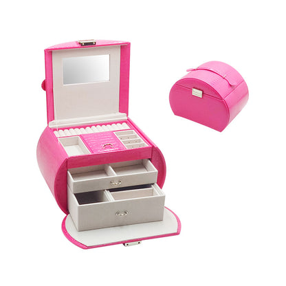 Leather Jewelry Storage Drawer High-end Jewelry Box PrestigePearls