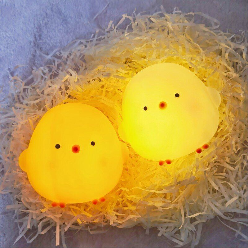 Cute Chicken Sleep Lamp USB Charging Cartoon Night Light - prestigepearls