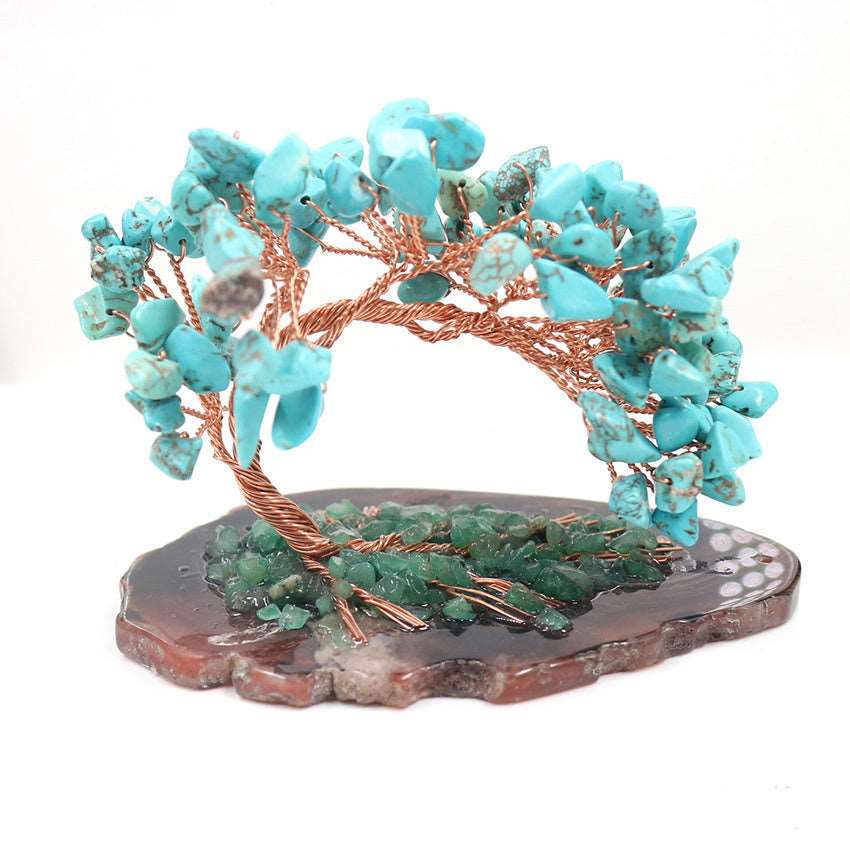 Chinese Style Micro Landscape Tree Of Life Ornament