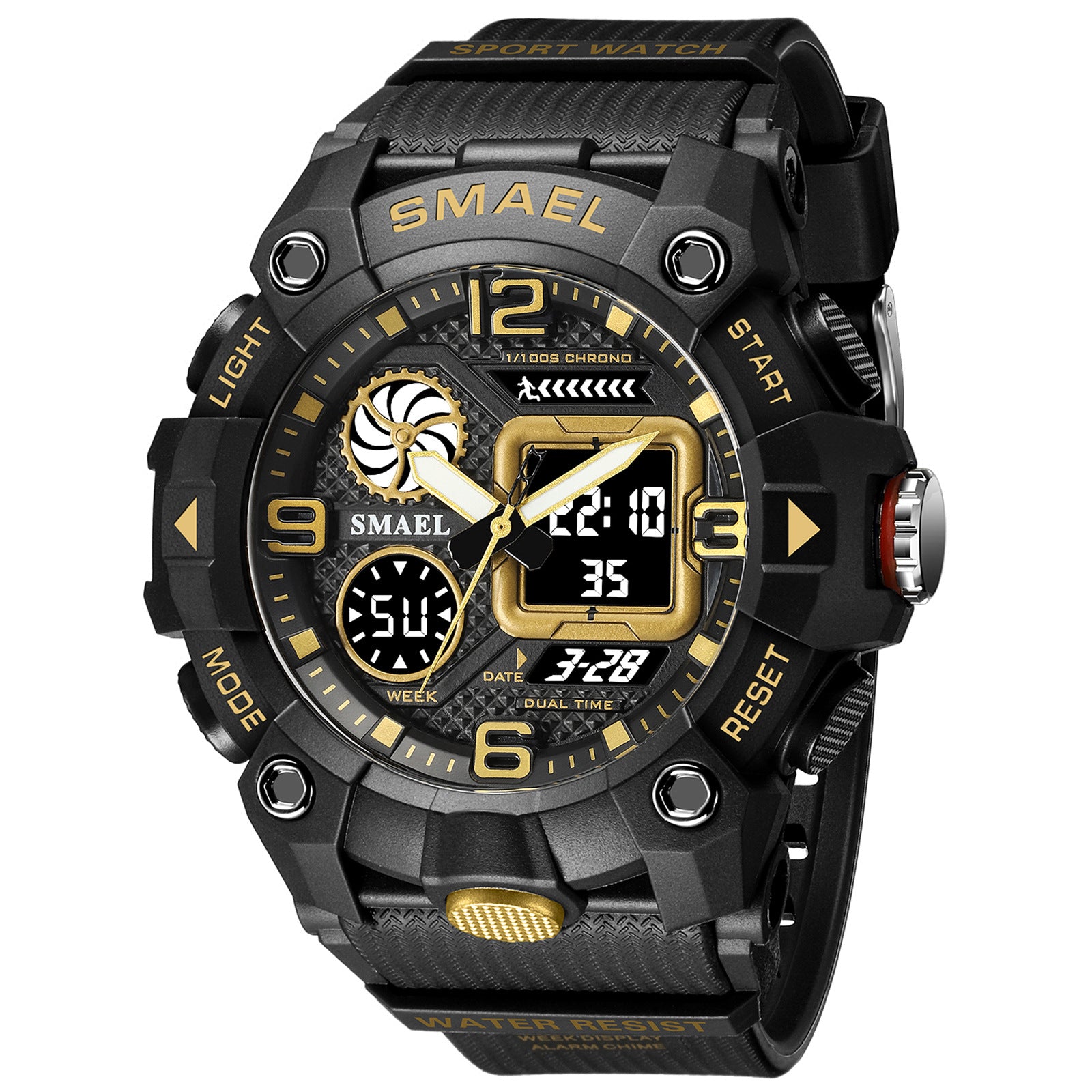 SMAEL 8055--Multifunctional Waterproof Luminous Outdoor Electronic Watch PrestigePearls