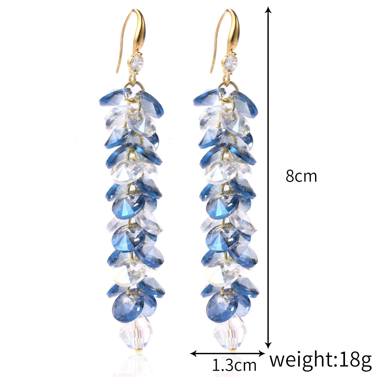 Women's Stylish Water Drop Crystal Earrings PrestigePearls