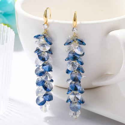 Women's Stylish Water Drop Crystal Earrings PrestigePearls