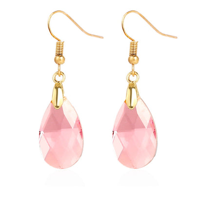 Women's Stylish Water Drop Crystal Earrings PrestigePearls