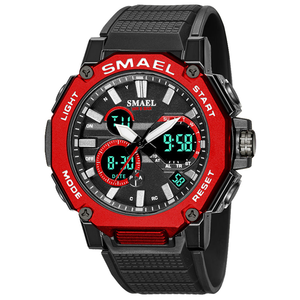 SMAEL s8047--Double Display Waterproof Luminous Sports Electronic Watch PrestigePearls