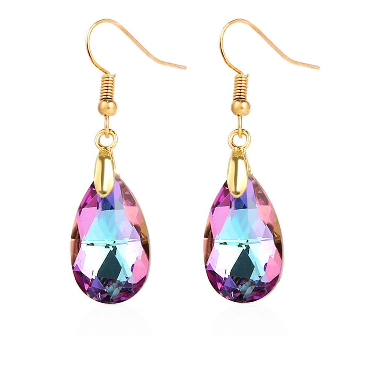 Women's Stylish Water Drop Crystal Earrings PrestigePearls