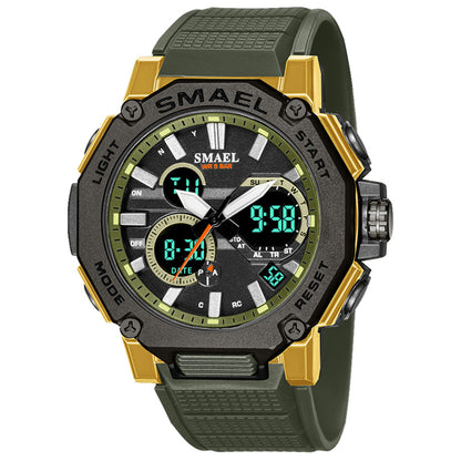 SMAEL s8047--Double Display Waterproof Luminous Sports Electronic Watch PrestigePearls